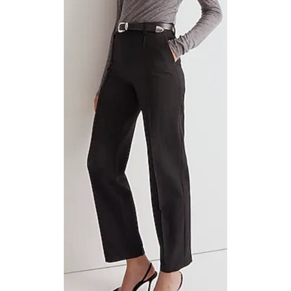 Madewell The Fairbanks Straight Leg Cigarette Office Pants US Women's P2 New